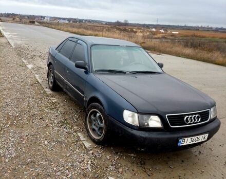 Синий Ауди 100, объемом двигателя 2.6 л и пробегом 350 тыс. км за 1900 $, фото 2 на Automoto.ua