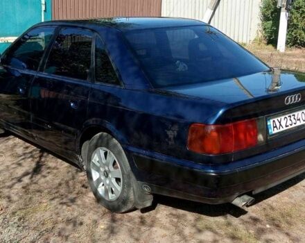 Синий Ауди 100, объемом двигателя 2.6 л и пробегом 356 тыс. км за 3600 $, фото 1 на Automoto.ua