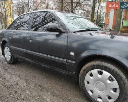 Синий Ауди 100, объемом двигателя 2.6 л и пробегом 391 тыс. км за 2099 $, фото 1 на Automoto.ua