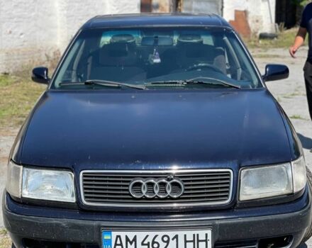 Синий Ауди 100, объемом двигателя 2 л и пробегом 196 тыс. км за 2450 $, фото 1 на Automoto.ua