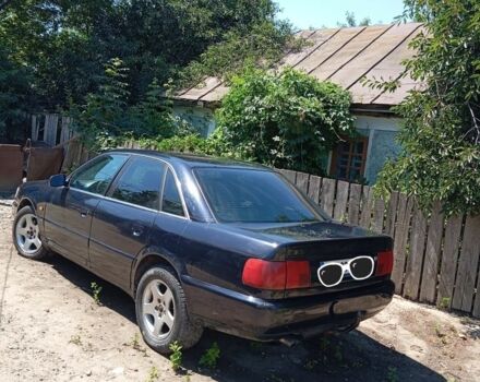 Синий Ауди 100, объемом двигателя 2.6 л и пробегом 400 тыс. км за 2500 $, фото 1 на Automoto.ua