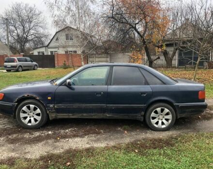 Синий Ауди 100, объемом двигателя 2.3 л и пробегом 300 тыс. км за 1070 $, фото 1 на Automoto.ua