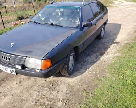 Синий Ауди 100, объемом двигателя 2 л и пробегом 400 тыс. км за 950 $, фото 2 на Automoto.ua