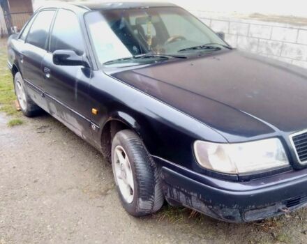 Синій Ауді 100, об'ємом двигуна 2.2 л та пробігом 300 тис. км за 1700 $, фото 1 на Automoto.ua