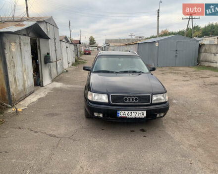 Синий Ауди 100, объемом двигателя 2.8 л и пробегом 224 тыс. км за 3500 $, фото 2 на Automoto.ua