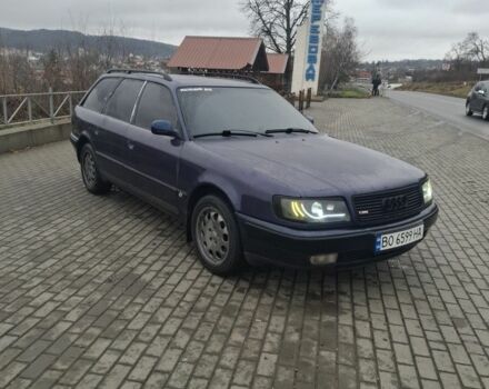 Синий Ауди 100, объемом двигателя 2.6 л и пробегом 348 тыс. км за 2800 $, фото 3 на Automoto.ua
