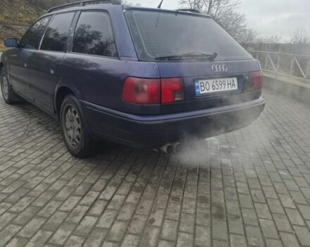 Синий Ауди 100, объемом двигателя 2.6 л и пробегом 348 тыс. км за 2800 $, фото 1 на Automoto.ua