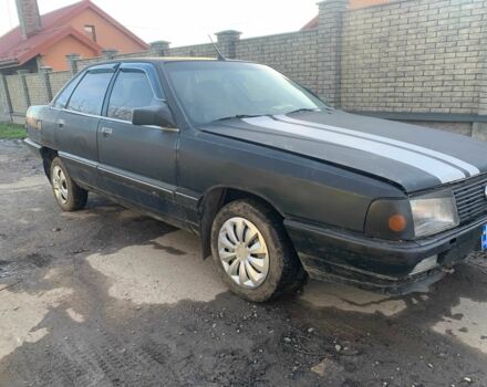 Синий Ауди 100, объемом двигателя 1.8 л и пробегом 200 тыс. км за 450 $, фото 1 на Automoto.ua