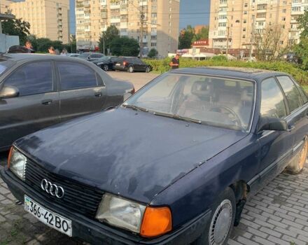 Синій Ауді 100, об'ємом двигуна 1.8 л та пробігом 400 тис. км за 501 $, фото 1 на Automoto.ua