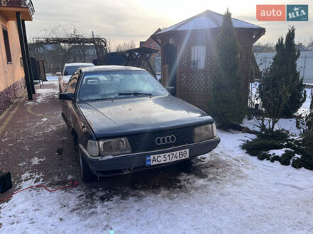 Синій Ауді 100, об'ємом двигуна 1.8 л та пробігом 400 тис. км за 600 $, фото 1 на Automoto.ua
