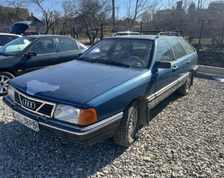 Синий Ауди 100, объемом двигателя 2.3 л и пробегом 300 тыс. км за 2700 $, фото 1 на Automoto.ua