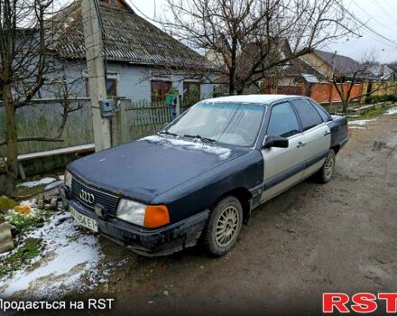 Синий Ауди 100, объемом двигателя 1.8 л и пробегом 350 тыс. км за 750 $, фото 1 на Automoto.ua