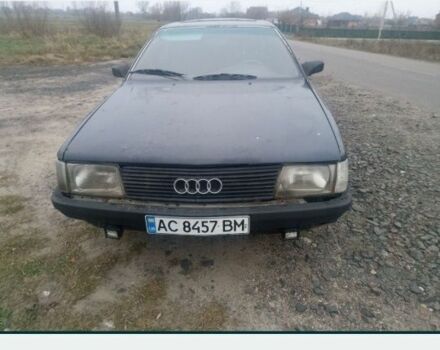 Синий Ауди 100, объемом двигателя 2 л и пробегом 50 тыс. км за 500 $, фото 1 на Automoto.ua