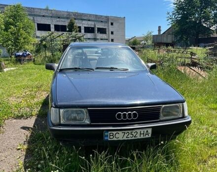 Синий Ауди 100, объемом двигателя 1.78 л и пробегом 300 тыс. км за 1600 $, фото 1 на Automoto.ua