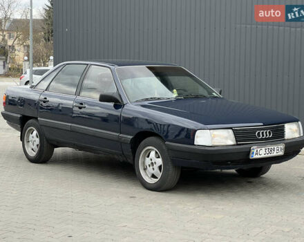 Синий Ауди 100, объемом двигателя 2.23 л и пробегом 777 тыс. км за 1700 $, фото 1 на Automoto.ua