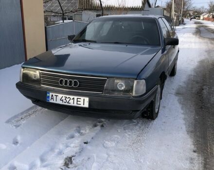 Синий Ауди 100, объемом двигателя 1.8 л и пробегом 400 тыс. км за 1900 $, фото 1 на Automoto.ua