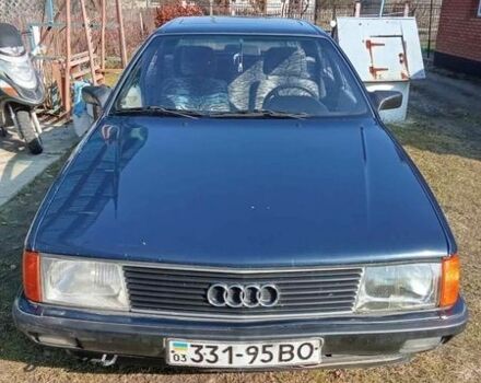 Синій Ауді 100, об'ємом двигуна 1.8 л та пробігом 300 тис. км за 1200 $, фото 1 на Automoto.ua