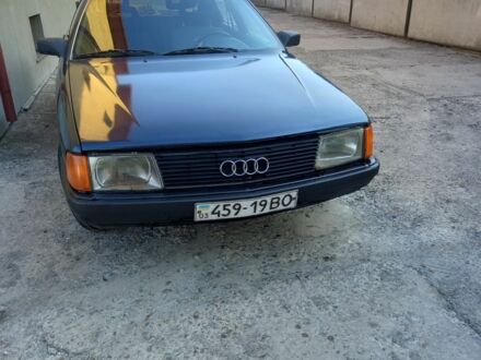 Синий Ауди 100, объемом двигателя 1.8 л и пробегом 348 тыс. км за 1850 $, фото 1 на Automoto.ua