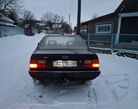 Синий Ауди 100, объемом двигателя 1.8 л и пробегом 340 тыс. км за 1100 $, фото 1 на Automoto.ua