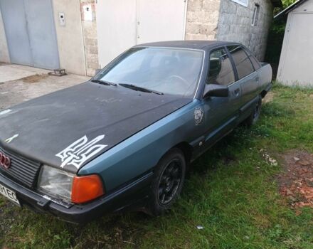 Синий Ауди 100, объемом двигателя 2 л и пробегом 253 тыс. км за 851 $, фото 1 на Automoto.ua