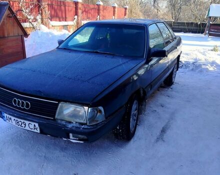 Синий Ауди 100, объемом двигателя 2.5 л и пробегом 250 тыс. км за 1000 $, фото 1 на Automoto.ua