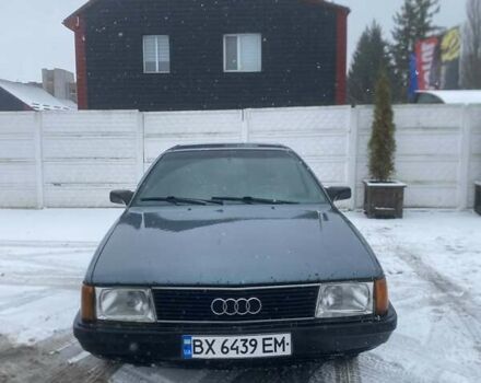 Синий Ауди 100, объемом двигателя 2.3 л и пробегом 500 тыс. км за 1400 $, фото 1 на Automoto.ua