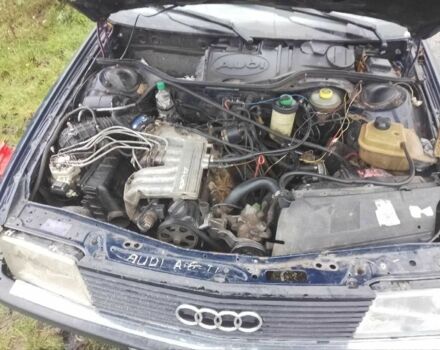 Синий Ауди 100, объемом двигателя 2.3 л и пробегом 200 тыс. км за 591 $, фото 1 на Automoto.ua