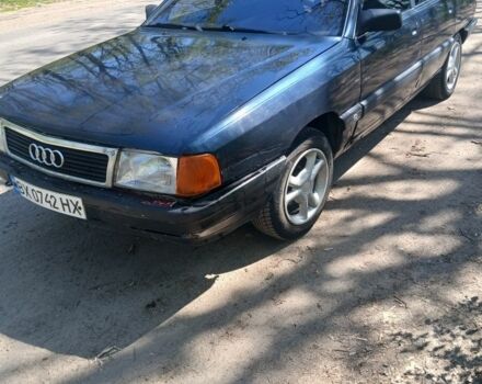 Синий Ауди 100, объемом двигателя 2 л и пробегом 300 тыс. км за 1030 $, фото 1 на Automoto.ua