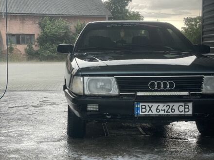 Синий Ауди 100, объемом двигателя 2.3 л и пробегом 340 тыс. км за 1700 $, фото 1 на Automoto.ua