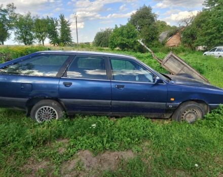 Синій Ауді 100, об'ємом двигуна 2.3 л та пробігом 150 тис. км за 848 $, фото 1 на Automoto.ua