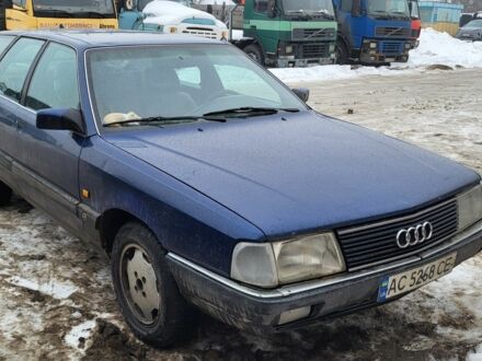 Синій Ауді 100, об'ємом двигуна 2.2 л та пробігом 3 тис. км за 1350 $, фото 1 на Automoto.ua