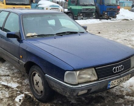 Синій Ауді 100, об'ємом двигуна 2.2 л та пробігом 3 тис. км за 1350 $, фото 1 на Automoto.ua