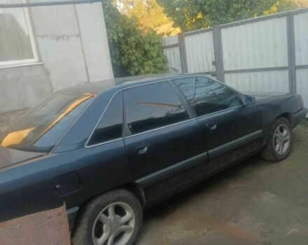 Синій Ауді 100, об'ємом двигуна 2 л та пробігом 400 тис. км за 1211 $, фото 1 на Automoto.ua