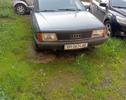 Синий Ауди 100, объемом двигателя 2 л и пробегом 500 тыс. км за 1000 $, фото 1 на Automoto.ua