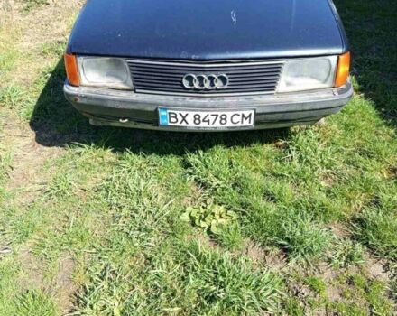 Синий Ауди 100, объемом двигателя 2.4 л и пробегом 360 тыс. км за 1000 $, фото 1 на Automoto.ua