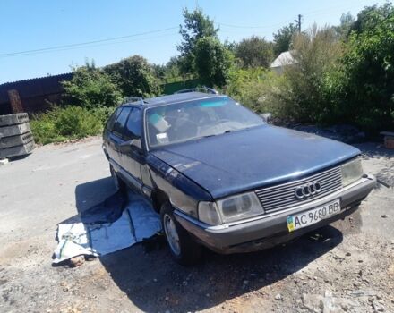 Синий Ауди 100, объемом двигателя 2 л и пробегом 222 тыс. км за 500 $, фото 1 на Automoto.ua