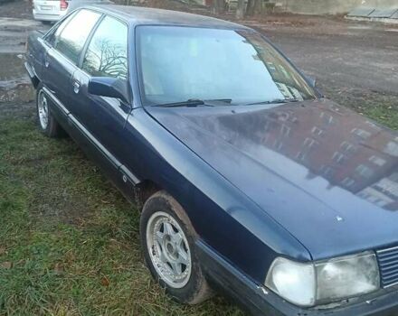 Синий Ауди 100, объемом двигателя 1.98 л и пробегом 300 тыс. км за 1700 $, фото 1 на Automoto.ua