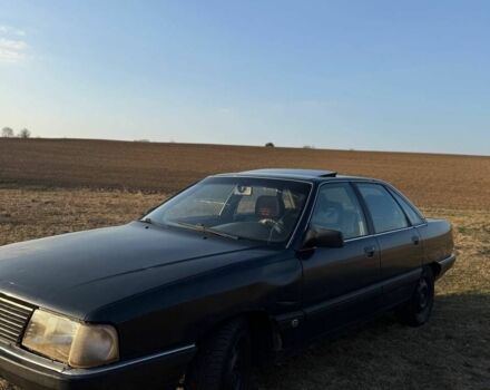 Синий Ауди 100, объемом двигателя 2 л и пробегом 400 тыс. км за 1000 $, фото 1 на Automoto.ua