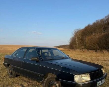 Синий Ауди 100, объемом двигателя 2 л и пробегом 400 тыс. км за 1000 $, фото 1 на Automoto.ua