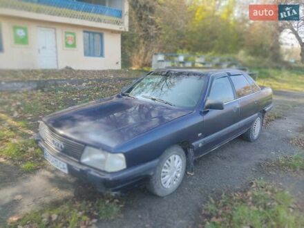 Синій Ауді 100, об'ємом двигуна 2.31 л та пробігом 220 тис. км за 950 $, фото 1 на Automoto.ua