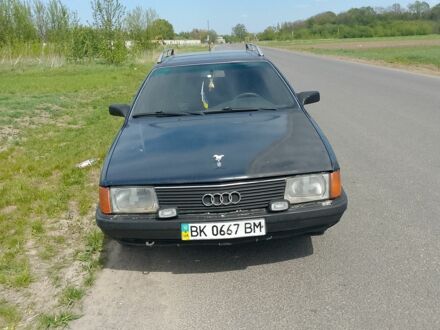 Синій Ауді 100, об'ємом двигуна 2 л та пробігом 343 тис. км за 800 $, фото 1 на Automoto.ua