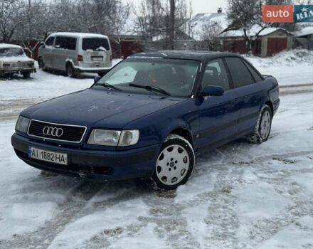 Синій Ауді 100, об'ємом двигуна 2.8 л та пробігом 200 тис. км за 1750 $, фото 1 на Automoto.ua