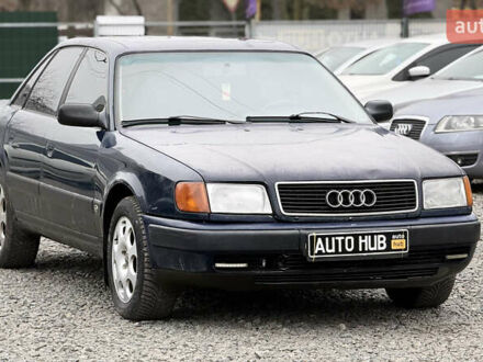 Синий Ауди 100, объемом двигателя 2 л и пробегом 247 тыс. км за 2200 $, фото 1 на Automoto.ua