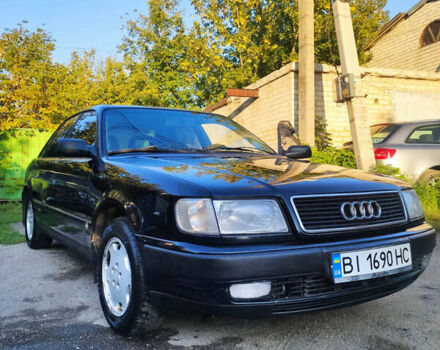 Синий Ауди 100, объемом двигателя 2.8 л и пробегом 293 тыс. км за 3250 $, фото 1 на Automoto.ua