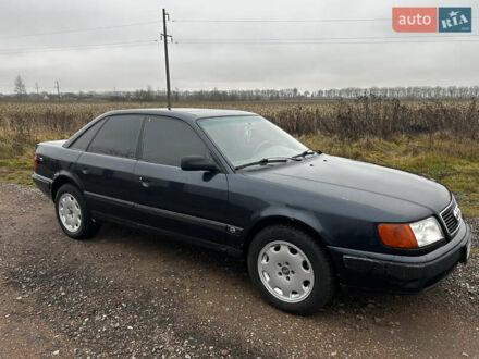 Синий Ауди 100, объемом двигателя 2.8 л и пробегом 420 тыс. км за 2300 $, фото 1 на Automoto.ua