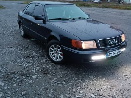Синий Ауди 100, объемом двигателя 2.3 л и пробегом 300 тыс. км за 2200 $, фото 1 на Automoto.ua