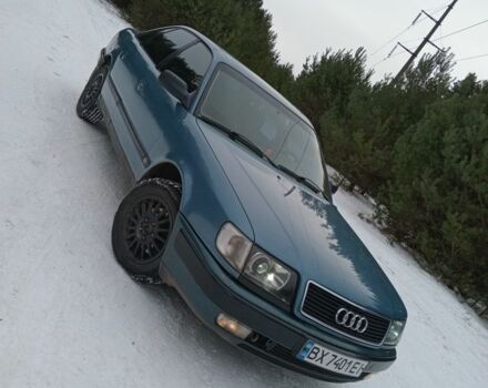 Синій Ауді 100, об'ємом двигуна 2 л та пробігом 190 тис. км за 2300 $, фото 1 на Automoto.ua