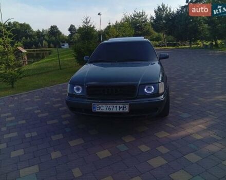 Синий Ауди 100, объемом двигателя 2.8 л и пробегом 428 тыс. км за 2400 $, фото 1 на Automoto.ua