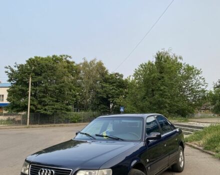 Синий Ауди 100, объемом двигателя 2.8 л и пробегом 334 тыс. км за 1600 $, фото 1 на Automoto.ua