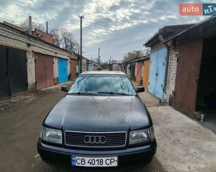 Синий Ауди 100, объемом двигателя 2 л и пробегом 340 тыс. км за 2500 $, фото 1 на Automoto.ua
